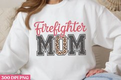 Firefighter mom PNG, Firefighter Sublimation PNG Product Image 2
