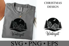 Winterzeit Svg | Christmas svg | Shirt Svg Product Image 1