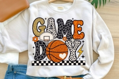 Game Day Basketball Sublimation PNG Product Image 1