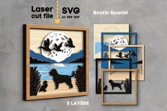 Boykin Spaniel Dog SVG Laser cut file for Glowforge Product Image 2