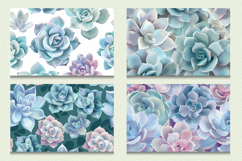 Pastel Succulent Cutting Boards sublimation Designs Product Image 2