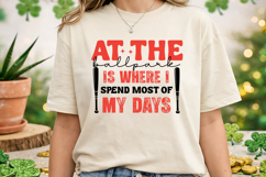 At The Ballpark Is Where I Spend Most Of My Days SVG T-Shirt Product Image 2
