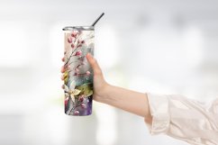 Spring floral tumbler wrap sublimation Product Image 2