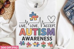 Autism awareness PNG, Autism Sublimation PNG Product Image 2