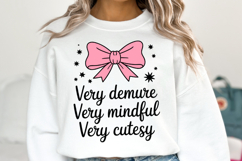 Very Demure Very Mindful Very Cutesy Svg | Shirt Svg Product Image 1