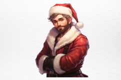 Christmas Chibi Men Clipart PNG Product Image 2