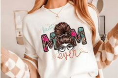 Best Mom Ever PNG sublimation | Mother's Day PNG T-Shirt Product Image 1