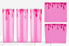 Skinny tumbler design. 20 oz, Shine Glitter Sublimation PNG. Product Image 5