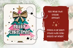 Cartoon Christmas Tree Money Cards, Christmas Gift Card Product Image 2