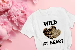 Valentine's Day Love Heart Illustration, Wild At Heart Png Product Image 2