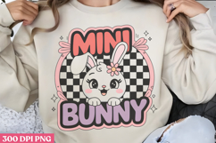 Mini bunny PNG, Design Easter Sublimation PNG Product Image 1