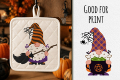 Halloween gnomes vector set, SVG clip art Product Image 2