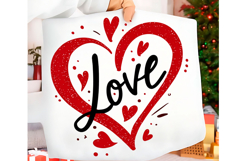 Love Heart Png, Valentine's Day Product Image 1