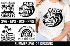 Summer SVG Design - Behind the Clouds the Sun is Still Shining Product Image 1