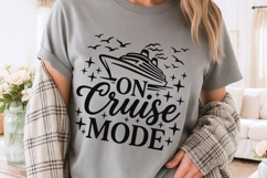 On Cruise Mood Svg, Cruise Ship Svg, Family Cruise Svg. Product Image 3