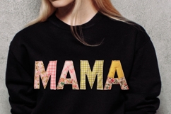 Vol. 7 Patchwork Fabric Mama - PNG Product Image 2