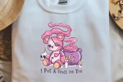 Pink Halloween I Put A Spell On You PNG Sublimation Product Image 1