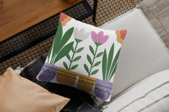 Modern Geometric Abstract Embroidery Design Pattern Product Image 2