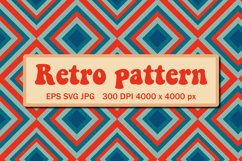Retro vintage geometrical pattern with triangles Product Image 1