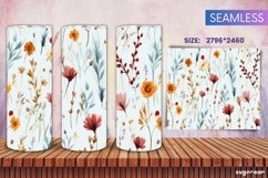 Floral Tumbler Wraps Bundle | 20 Oz | Sublimation Product Image 3