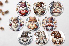 Coffee Gnome | 9 Car coaster &amp; key chain Christmas designs Product Image 2