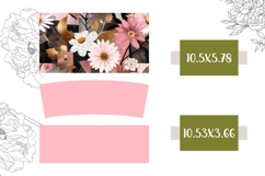 Flowers Tumbler Design, Boho Flowers 40 Oz Tumbler Product Image 2