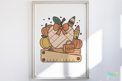 Coquette Teacher Fall Sublimation Clipart Product Image 5
