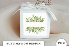 Watercolor Lemons Floral Frame png Product Image 2