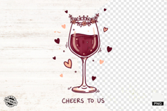Doodle Summer Wine Clipart Product Image 1