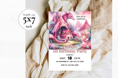 Baby Shower Invitation Template 225 Product Image 2