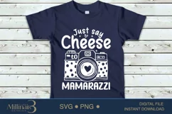 Just Say Cheese To Mamarazzi, Baby Shower SVG Product Image 2