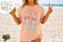Saltwater Sunshine Sandy Toes png, Beach Summer DTF Product Image 6