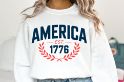 America Est 1776 Svg | 4th of july Svg | Shirt Svg Product Image 2