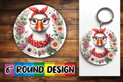 Bright Ornaments Round Sublimation, Cute Animals Product Image 1