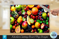 Fruits Cutting Board Sublimation Design Product Image 1