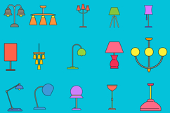 Lamp Illustration Pack Product Image 2