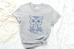 Cute Owl on a Branch svg, Owl svg, Owl Silhouette svg, png Product Image 2