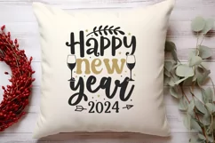 Happy new year 2024 SVG, Happy New Year SVG Product Image 2