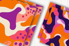 Pink and Purple Abstract Digital Paper Product Image 2