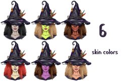 Halloween clipart, witch clipart, Product Image 3