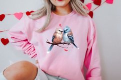 Breeds of Valentine Kissing Birds, Valentine's Day Clipart Product Image 2