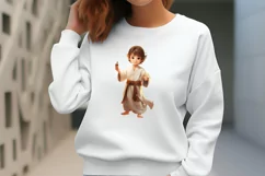 Child Jesus Clipart Png Design, Watercolor Clipart Product Image 2