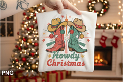 Howdy Christmas Sublimation - Christmas PNG Design Product Image 1