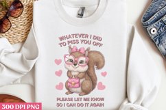 Whatever i did PNG, Funny Animal Sublimation PNG Product Image 1