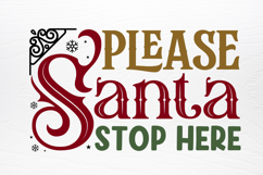 Vintage Christmas Sign SVG Product Image 2