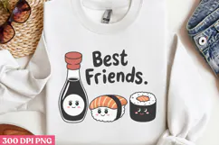 Best friend PNG, Sushi Sublimation PNG Product Image 3