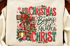 4 Christian Christmas Shirt Designs, 4 Nativity Faith Quote Product Image 2