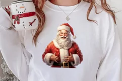 Handsome Santa Claus Clipart, Santa Claus Clipart Product Image 2