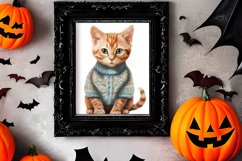 Christmas Cats Sublimation Clipart, Christmas Cats Clipart Product Image 2