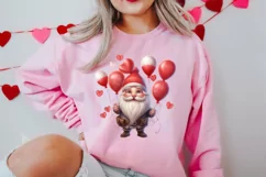 Cute Valentine Gnome Clipart, Gnome Clipart, Cute Gnome Product Image 2